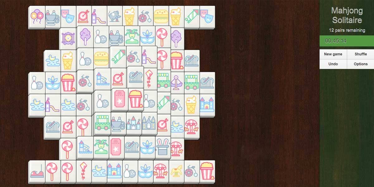 Game Klasik Solitaire Mahjong